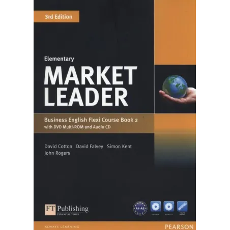 MARKET LEADER ELEMENTARY FLEXI COURSE BOOK 2 + CD + DVD David Cotton - Pearson