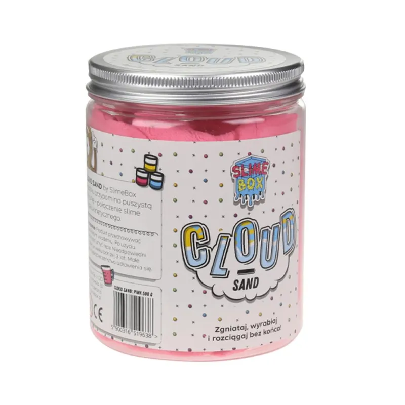 SLIME PUSZYSTA CHMURKA RÓŻOWA SLIMEBOX 500G - Slimebox
