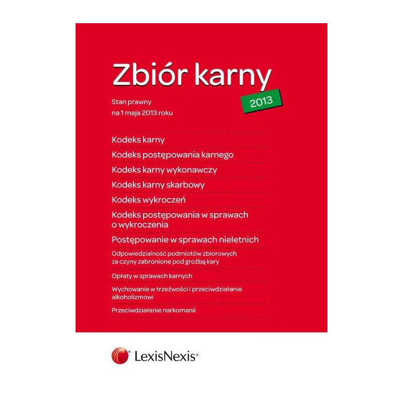 ZBIÓR KARNY 2013 - LexisNexis