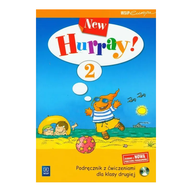 NEW HURRAY 2 PODRĘCZNIK Z ĆWICZENIAMI DLA KLASY DRUGIEJ + CD - WSiP