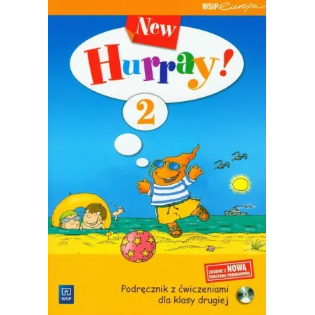NEW HURRAY 2 PODRĘCZNIK Z ĆWICZENIAMI DLA KLASY DRUGIEJ + CD - WSiP