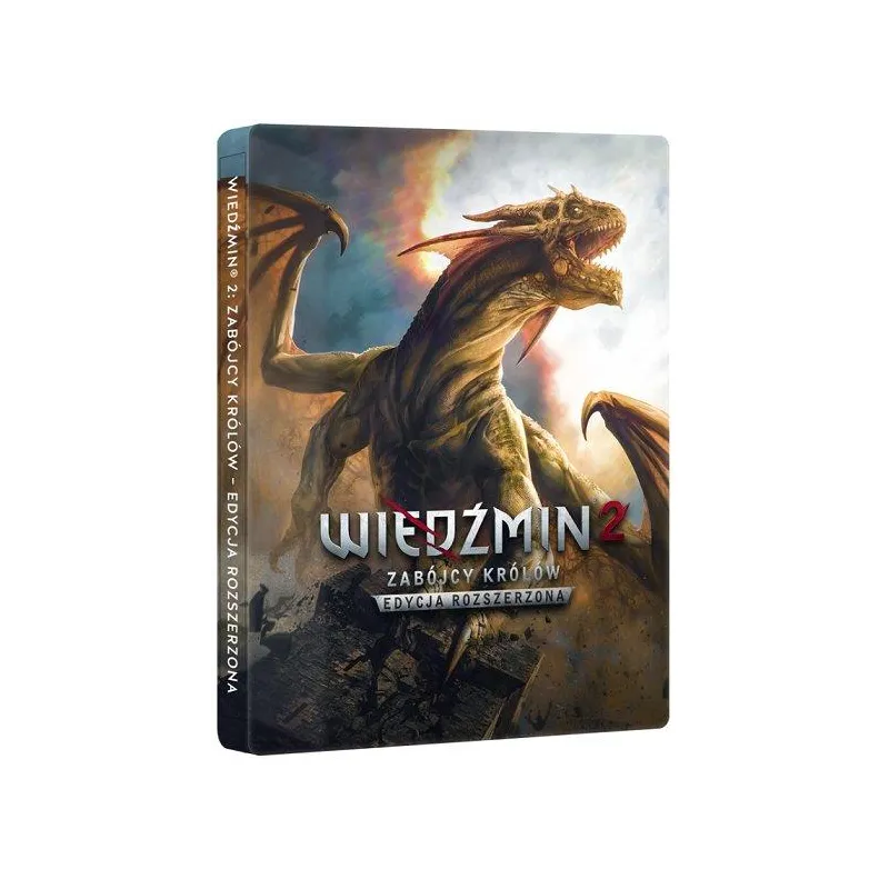 WIEDŹMIN 2 ZABÓJCY KRÓLÓW EDYCJA ROZSZERZONA STEELBOOK PC DVD-ROM - CD Projekt