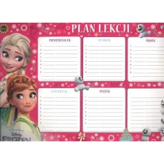 PLAN LEKCJI + TABLICZKA MNOŻENIA KRAINA LODU DISNEY - Verte