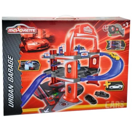 Garaż 3-Piętrowy + Auto Urban Majorette 3+ Garaż 3-Piętrowy + Auto Urban Majorette 3+