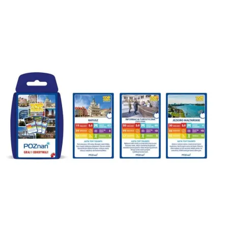 POZNAŃ TOP TRUMPS GRA KARCIANA 6+ - Winning Moves