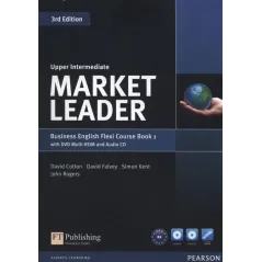 MARKET LEADER UPPER-INTERMEDIATE FLEXI COURSE BOOK 1 + CD +DVD - Pearson