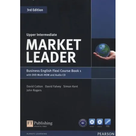 MARKET LEADER UPPER-INTERMEDIATE FLEXI COURSE BOOK 1 + CD +DVD - Pearson