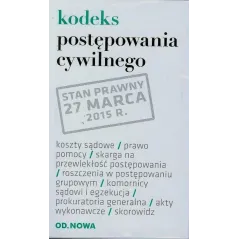 KODEKS POSTĘPOWANIA CYWLINEGO - od.nowa