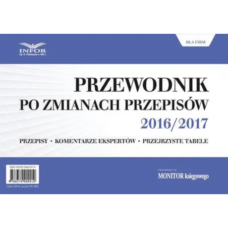 Przewodnik Po Zmianach Przepisów 2016/2017 Przewodnik Po Zmianach Przepisów 2016/2017