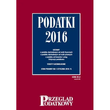 PODATKI 2016 - Wolters Kluwer
