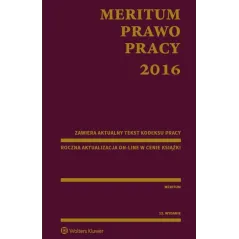 MERITUM PRAWO PRACY 2016 Kazimierz Jaśkowski - Wolters Kluwer
