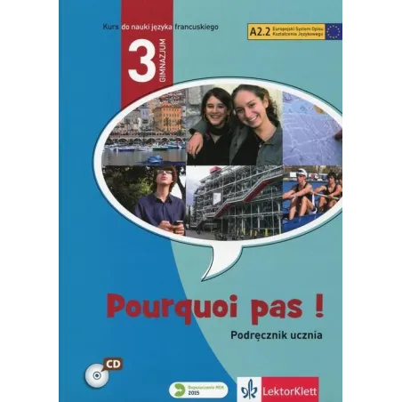 POURQUOI PAS! 3 KURS DO NAUKI JĘZYKA FRANCUSKIEGO - LektorKlett