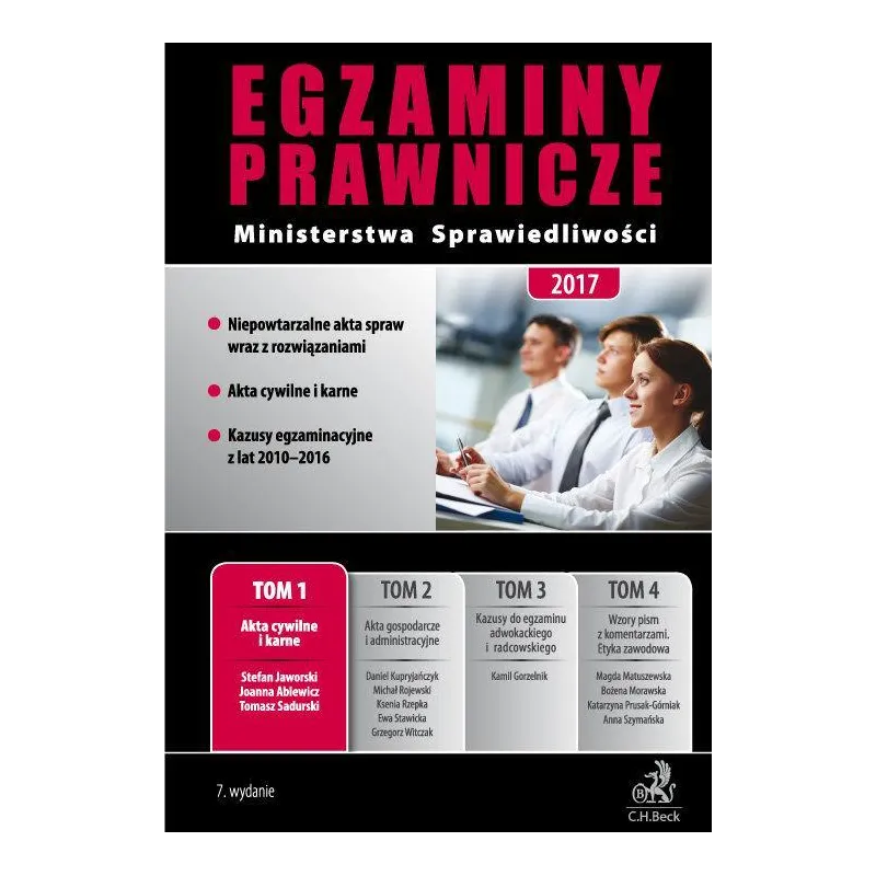 EGZAMINY PRAWNICZE MINISTERSTWA SPRAWIEDLIOWŚCI 1 AKTA CYWILNE I PRAWNE - C.H. Beck
