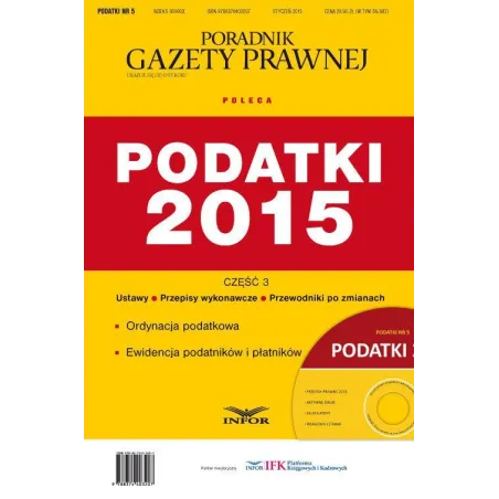 Podatki 2015 Zmiany 3 + Cd Podatki 2015 Zmiany 3 + Cd