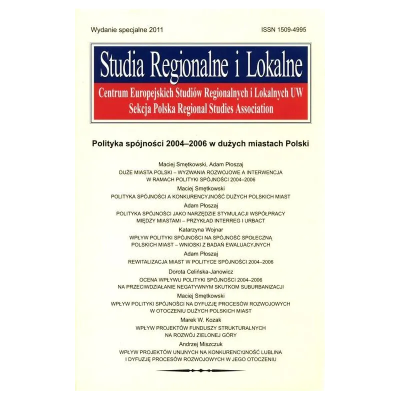 STUDIA REGIONALNE I LOKALNE WYDANIE SPECJALNE 2011 - Scholar