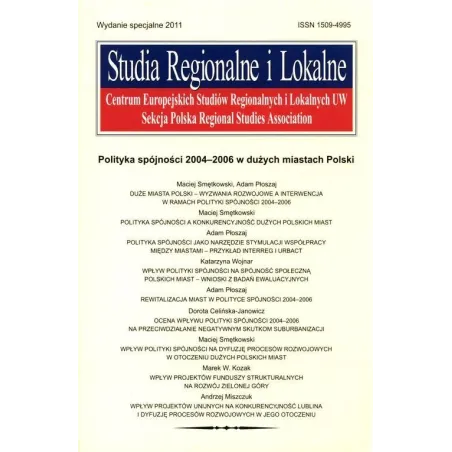 STUDIA REGIONALNE I LOKALNE WYDANIE SPECJALNE 2011 - Scholar