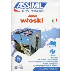 JĘZYK WŁOSKI ŁATWO I PRZYJEMNIE + 4 X CD Anne-Marie Olivieri - Nowela