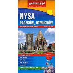 NYSA PACZKÓW OTMUCHÓW PLAN MIASTA 1 : 11 000 - Plan