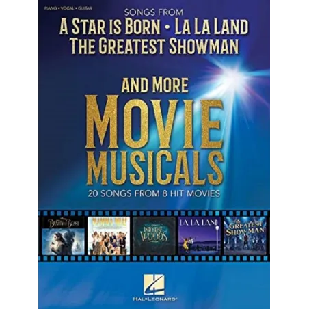 SONGS FROM A STAR IS BORN, LA LA LAND, THE GREATES SHOWMAN AND MORE MOVIE MUSICALS - Hal Leonard