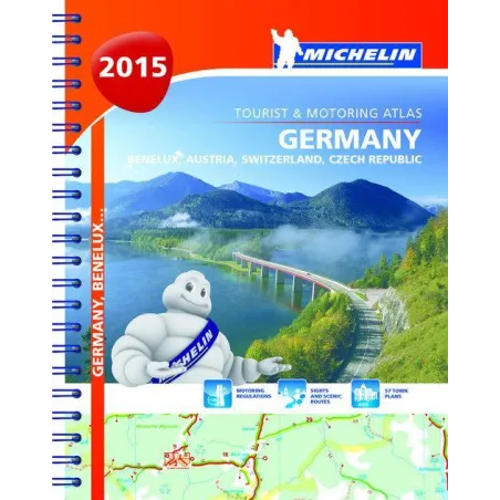 NIEMCY ATLAS SAMOCHODOWY 1:300 000 - Michelin