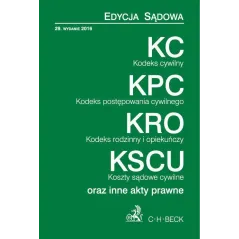 KODEKS CYWILNY KODEKS POSTĘPOWANIA CYWILNEGO KODEKS RODZINNY I OPIEKUŃCZY - C.H. Beck