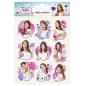 Violetta Naklejki Puffy + Kartka Pocztowa Disney