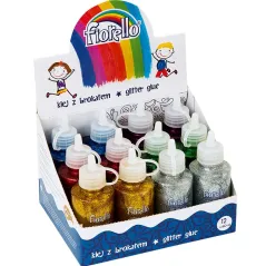 KLEJ Z BROKATEM FIORELLO 12 X 60ML - KW Trade