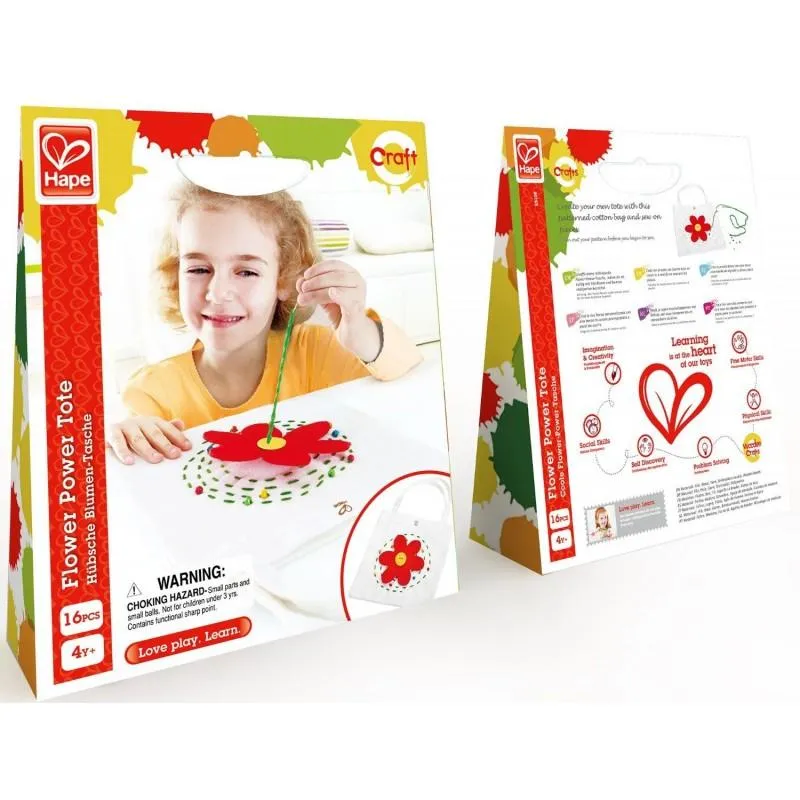 TORBA KWIATEK ZESTAW KREATYWNY 4+ - Hape