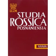 STUDIA ROSSICA POSNANIENSIA XXXIX/14 - Wydawnictwo Naukowe UAM