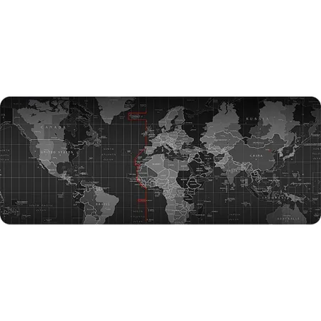 DUŻA PODKŁADKA POD MYSZ I KLAWIATURĘ MAPA ŚWIATA 75 X 30 CM
