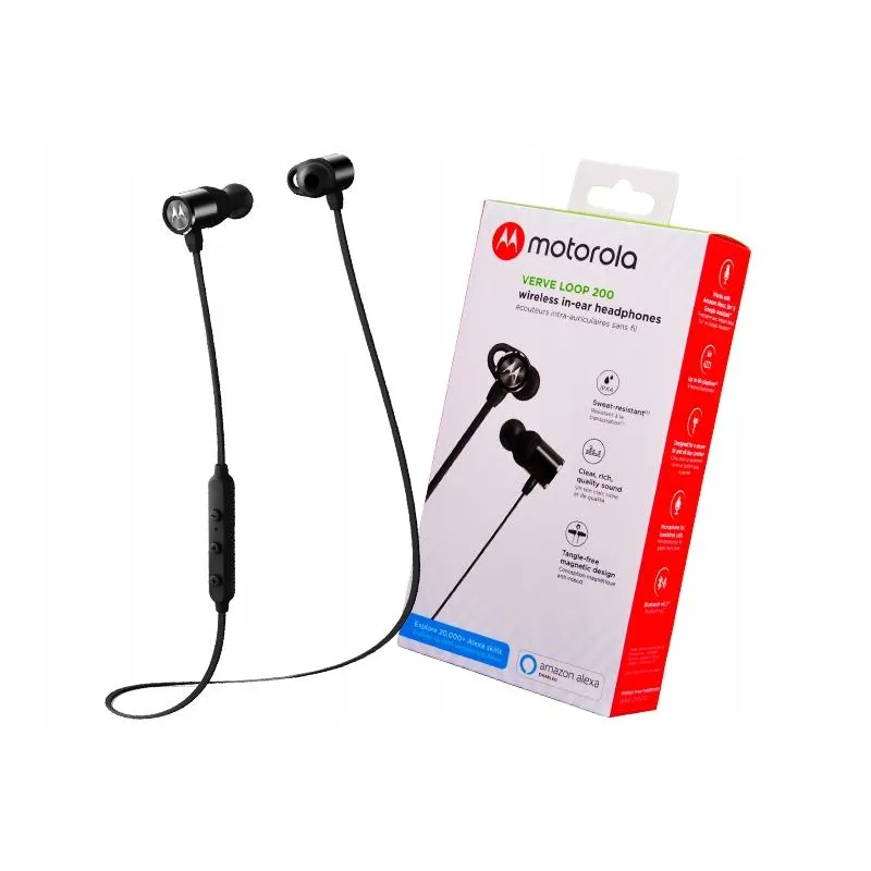 SŁUCHAWKI BEZPRZEWODOWE MOTOROLA VERVE LOOP 200 BLUETOOTH
