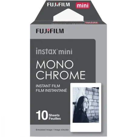 WKŁAD DO APARATU INSTAX MINI MONO CHROME 10 SZT. - Fuji