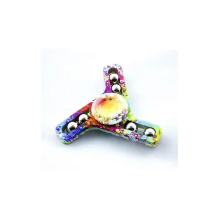 FIDGET SPINNER KOLOROWY 3D 3+ - Hipo