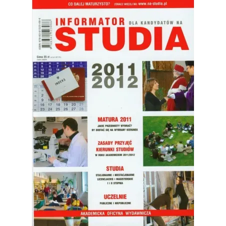 INFORMATOR STUDIA 2011/2012 - Akademicka Oficyna Wydawnicza