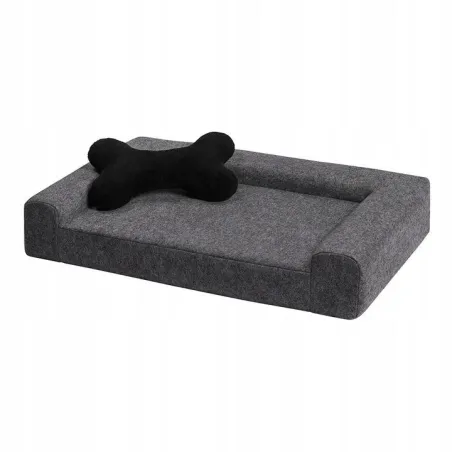 SOFA LEGOWISKO DLA PSA KOTA 60 X 38 CM ANIMALY SIMPLY S SZARA