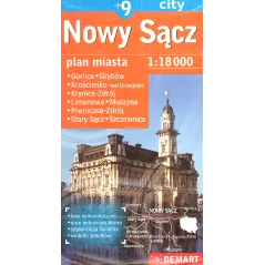 NOWY SĄCZ PLAN MIASTA 1 : 18 000 - Demart
