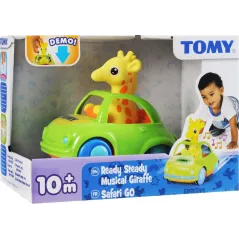 JEŻDŻĄCE AUTKO Z ŻYRAFĄ 10M+ - Tomy