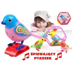 KOLOROWY PTASZEK INTERAKTYWNY W KLATCE 3+ - Lean Toys