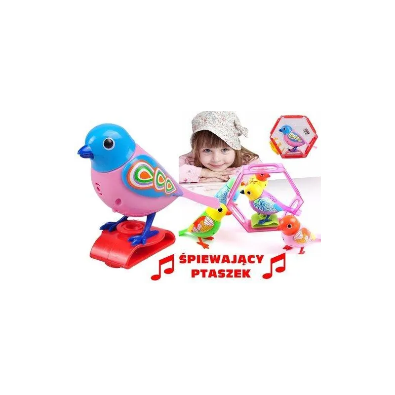 KOLOROWY PTASZEK INTERAKTYWNY W KLATCE 3+ - Lean Toys
