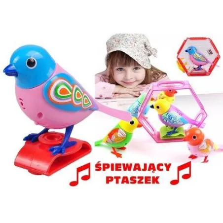 KOLOROWY PTASZEK INTERAKTYWNY W KLATCE 3+ - Lean Toys