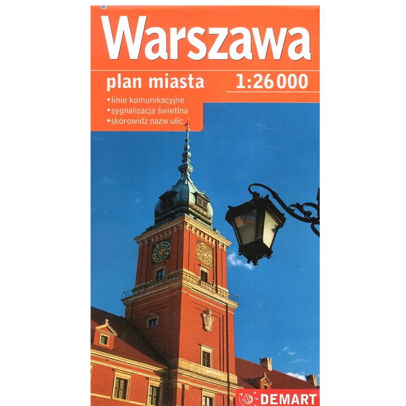 WARSZAWA PLAN MIASTA 1 : 26 000 - Demart