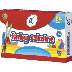 FARBY SZKOLNE 24 KOLORY 20 ML ASTRA - Astra