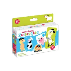 PUZZLE DO PARY ZWIERZĄTKA CZUCZU 2+ - Bright Junior Media
