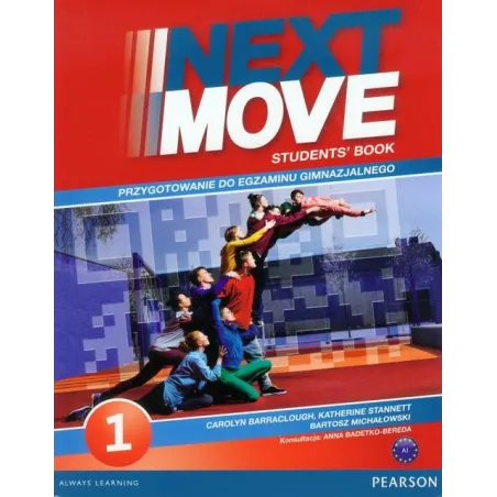 JĘZYK ANGIELSKI NEXT MOVE 1 PODRĘCZNIK +  EXAM TRAINER. 