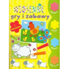 WIOSENNE GRY I ZABAWY Z NAKLEJKAMI - Olesiejuk