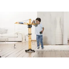 MEGA DŹWIG GIGANT Z DŹWIĘKIEM, 100 CM POJAZD ZDALNIE STEROWANY DICKIE - Dickie Toys