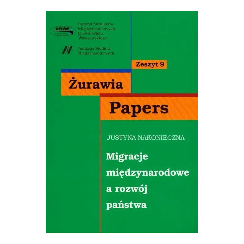 MIGRACJE MIĘDZYNARODOWE A ROZWÓJ PAŃSTWA Justyna Nakonieczna - Scholar