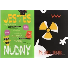 KARTKI BRZYDALE PAKIET 5 SZTUK MIX WZORÓW