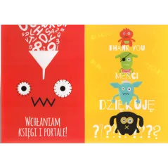 KARTKI BRZYDALE PAKIET 5 SZTUK MIX WZORÓW
