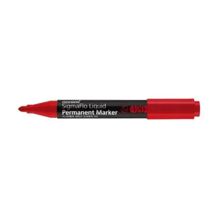 MARKER PERMANENTNY MONAMI SIGMAFLO 120 CZERWONY - Monami
